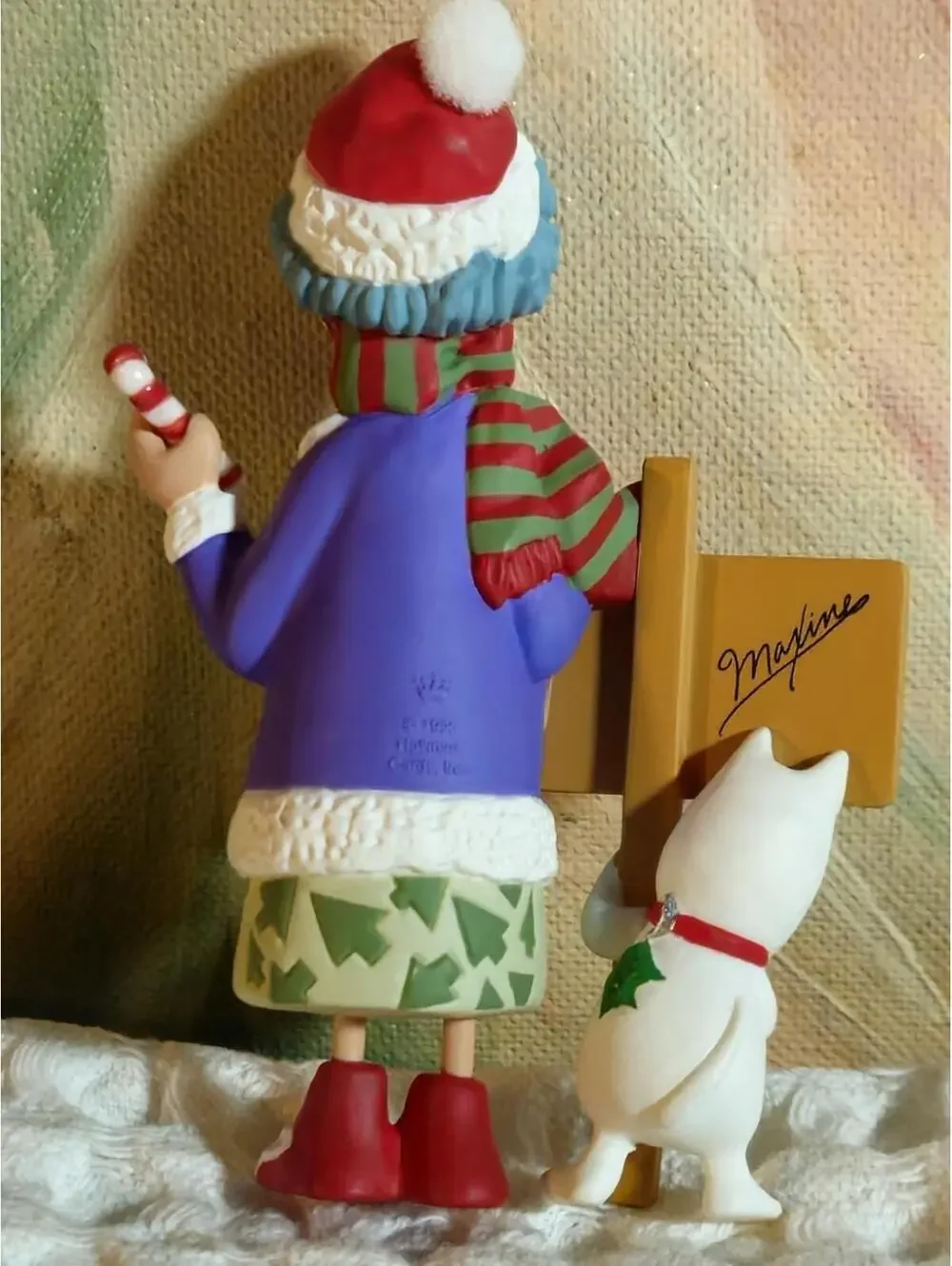 Vtg 1996 Hallmark Keepsake Maxine This Is As Merry As I Get w/ Floyd the Dog